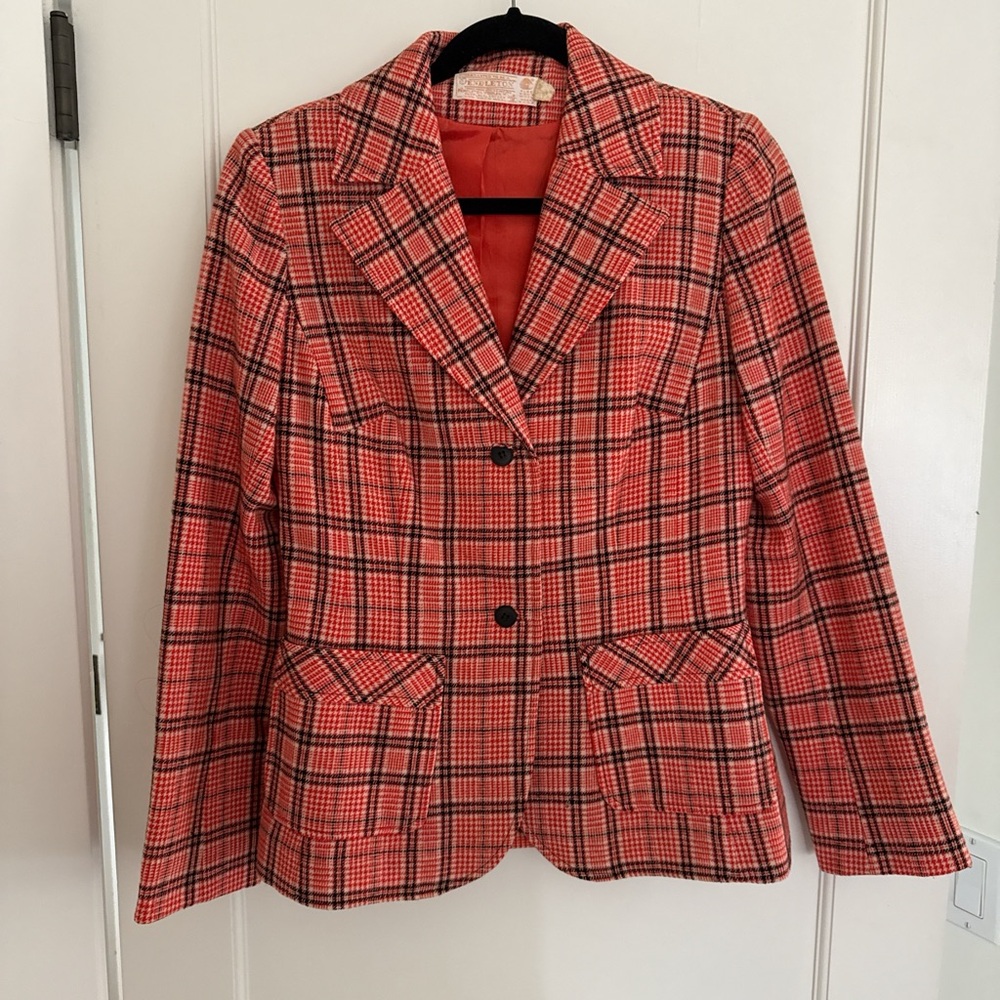 Vintage Pendleton Plaid blazer